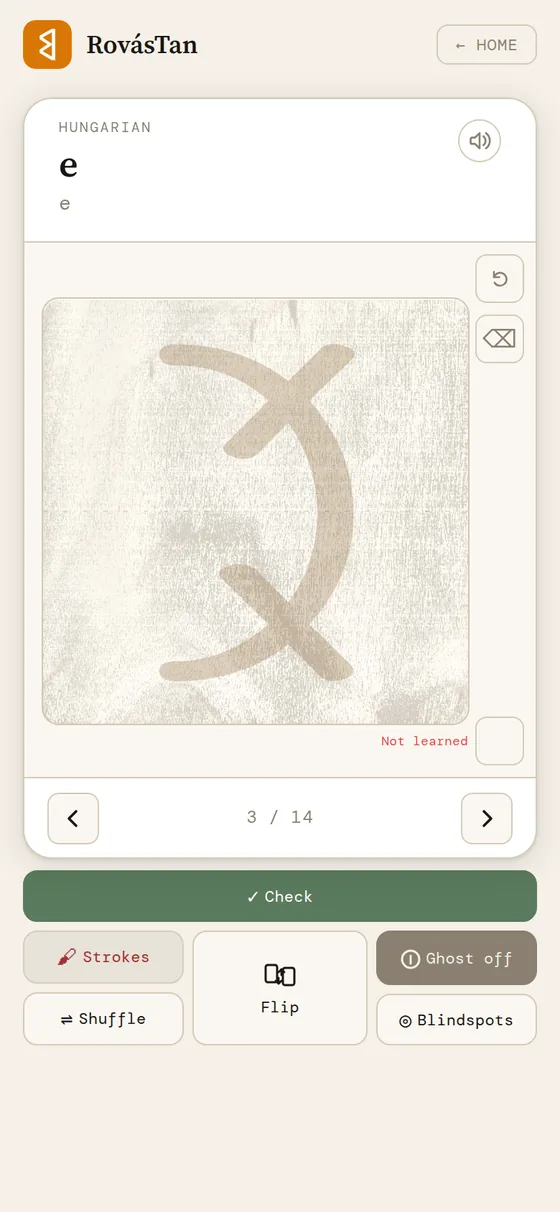 A large faint rune on the wooden board as a ghost guide